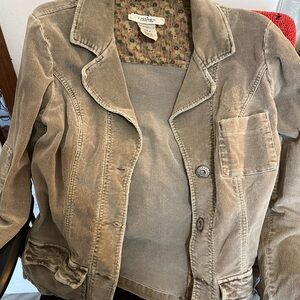 Z. Cavaricci Taupe Corduroy Blazer